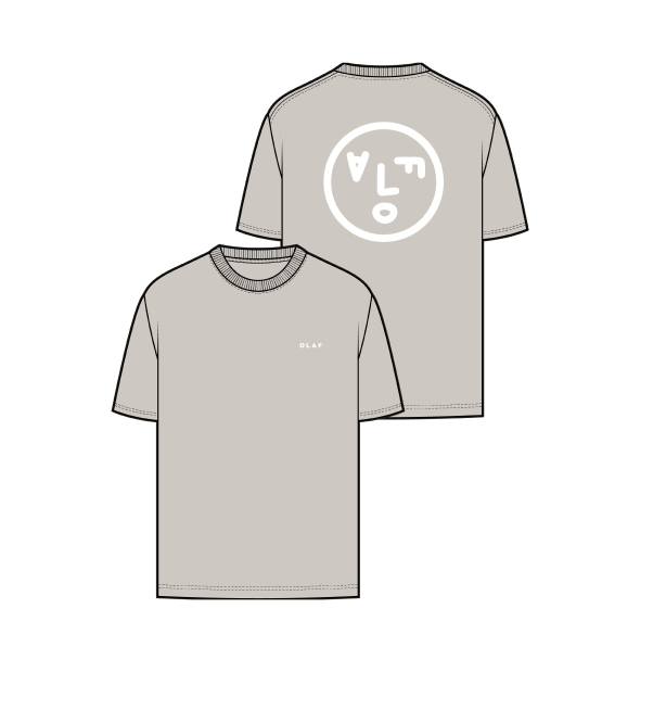 FACE TEE | CEMENT