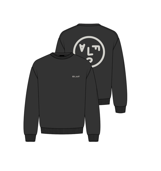 FACE CREWNECK | BLACK