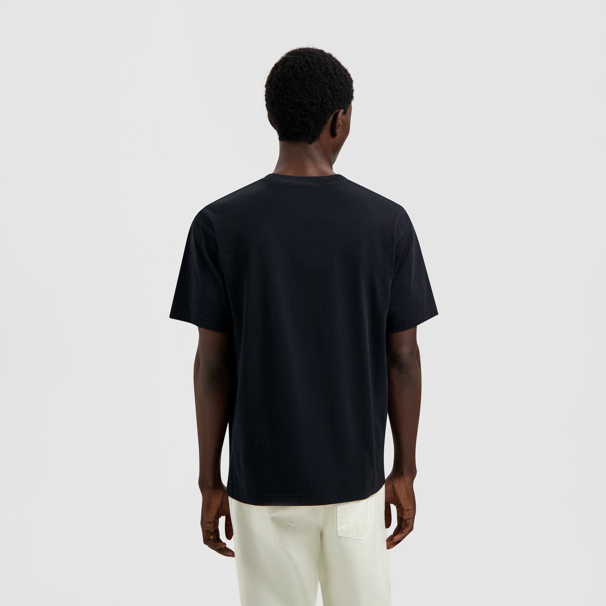 Taped Ladder SS Tee - Black