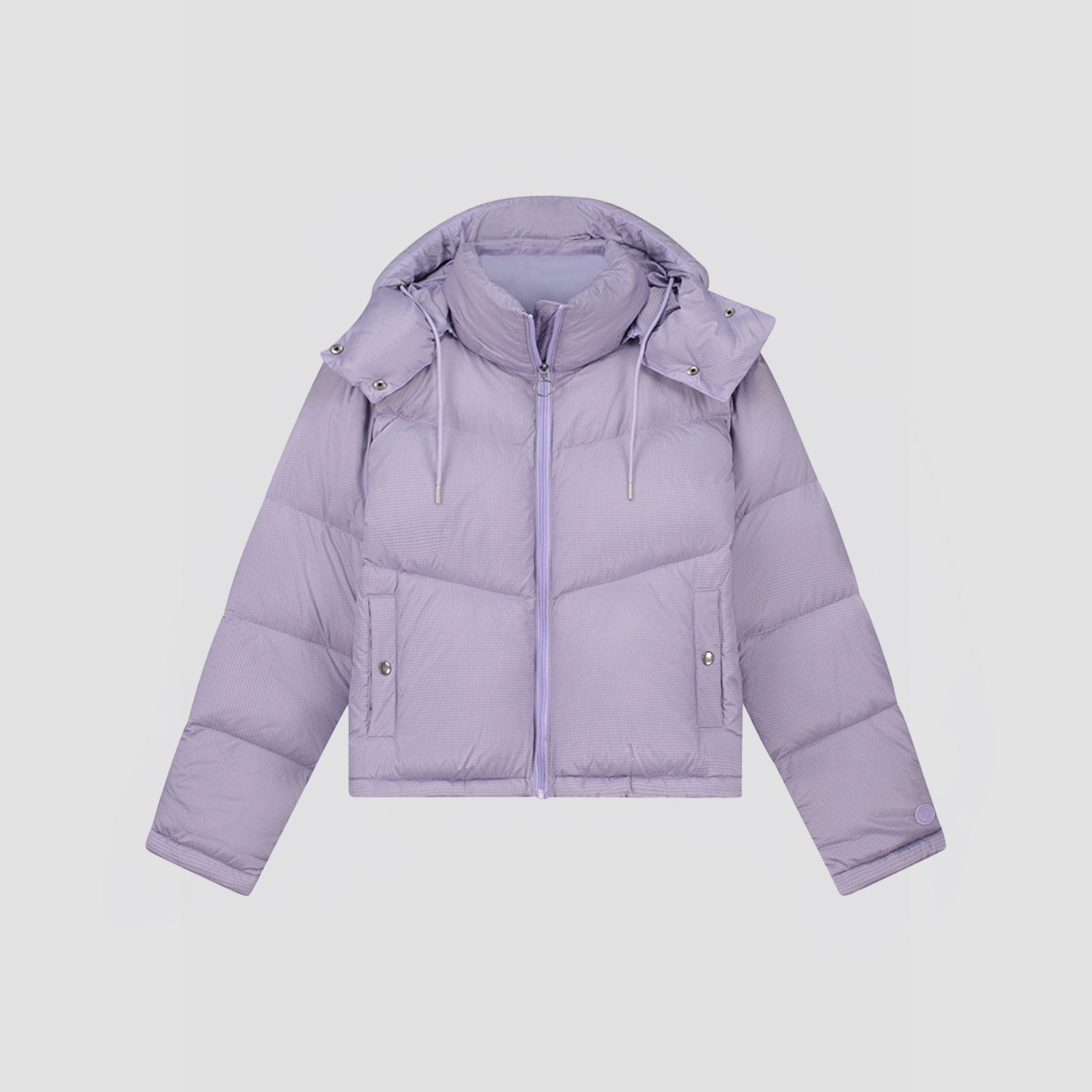 WMN Chevron Puffer Jacket - Light Purple