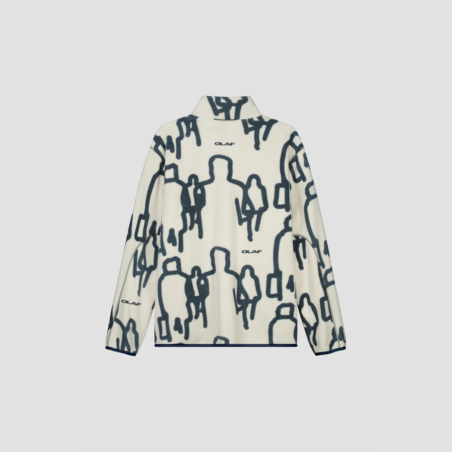 Passenger Zip Up Fleece - White