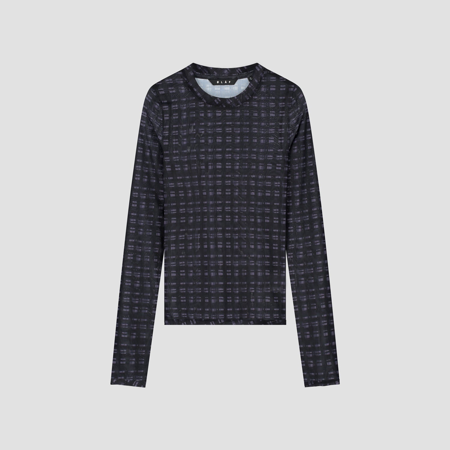 WMN Window Check Top - Black