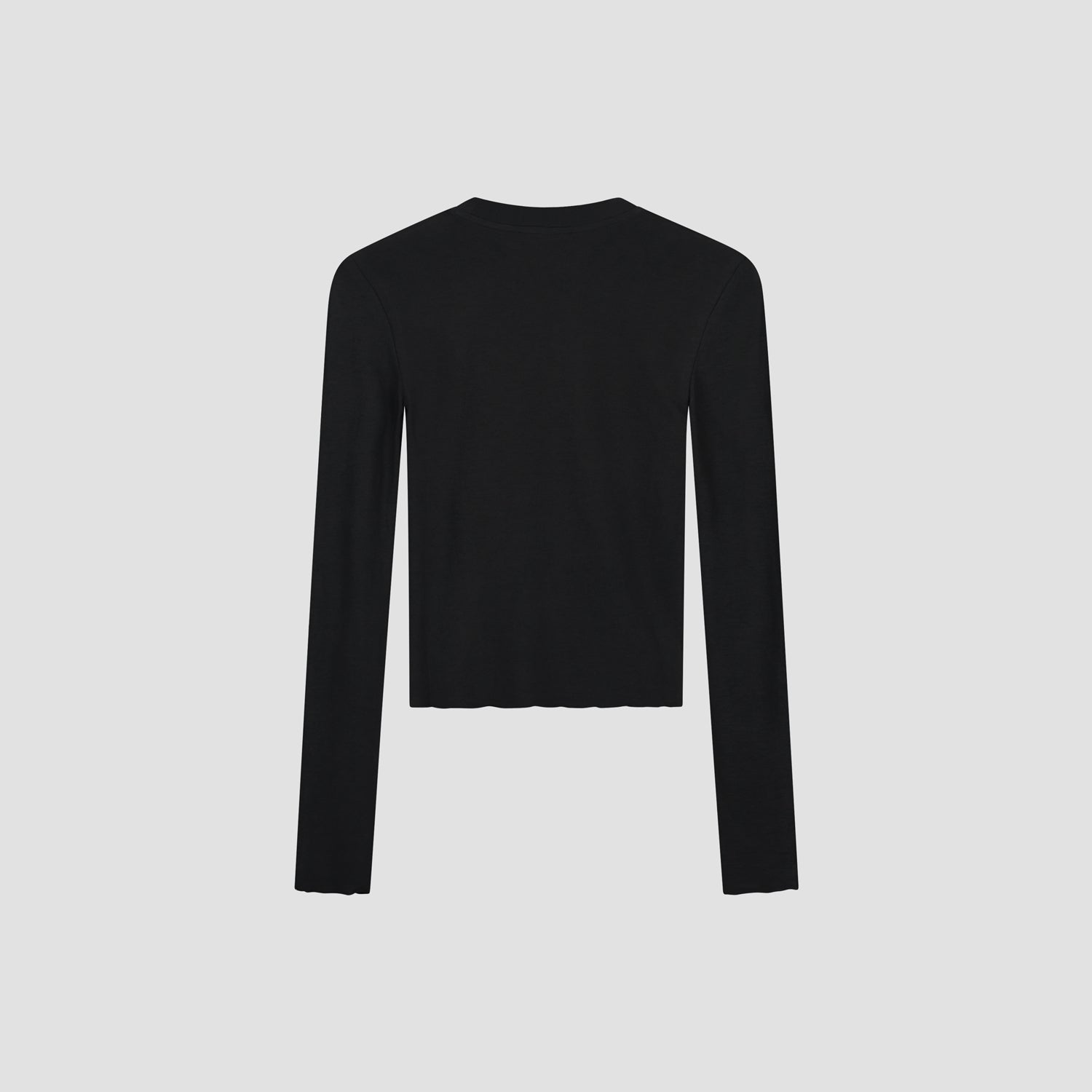 WMN Mini Logo LS Top - Black