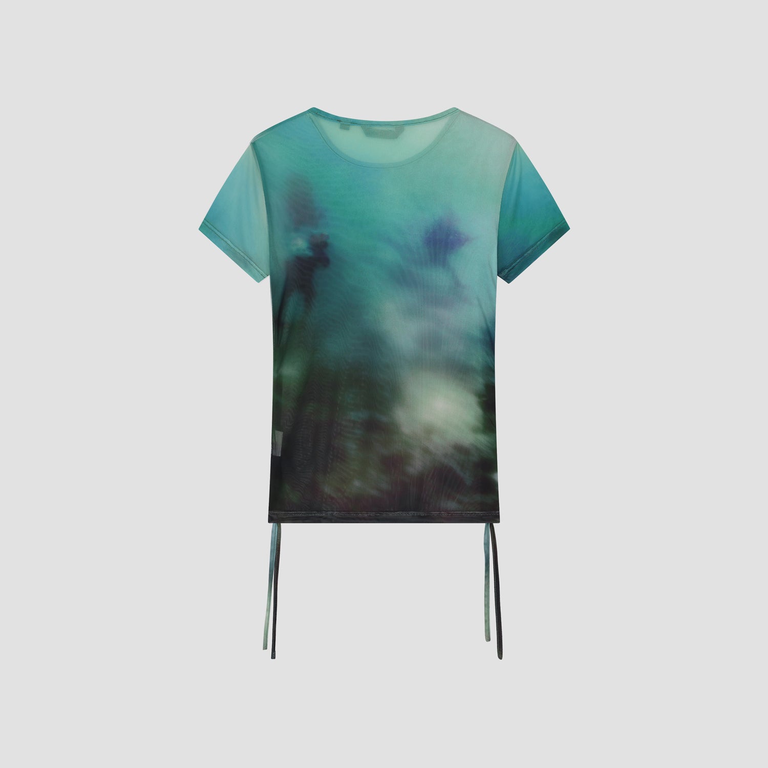 WMN Ocean Ruched Tee - Green