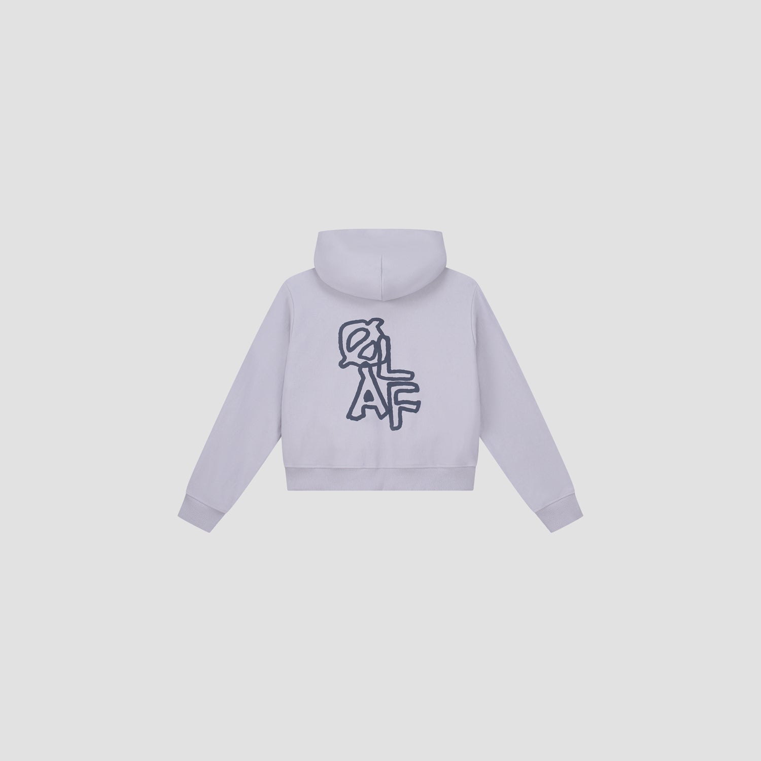 WMN Layered Zip Hoodie - Washed Purple