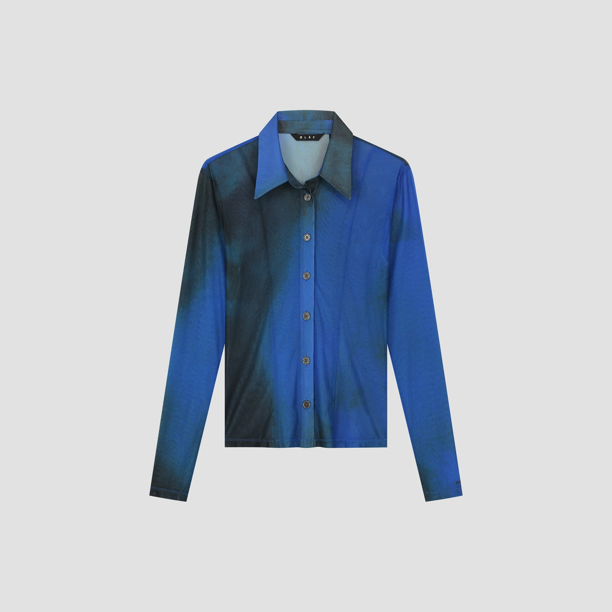 WMN JELLYFISH SLIM SHIRT | BLUE
