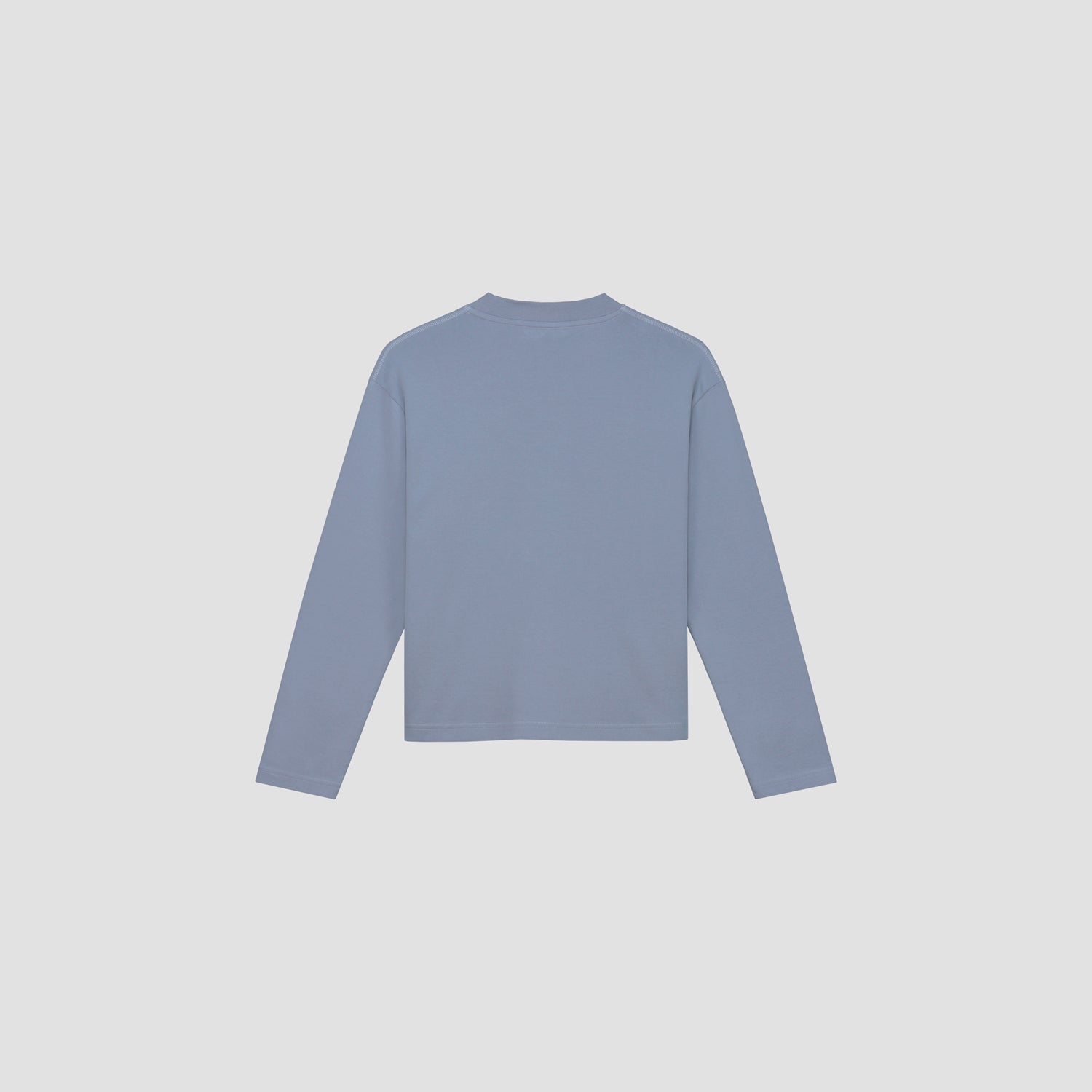Interlock Logo LS Tee - Dusty Blue