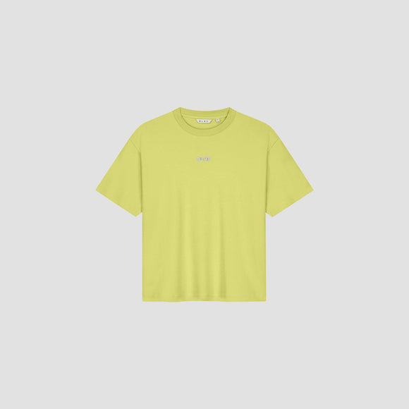 Retro Logo Boxy Tee - Pear Green