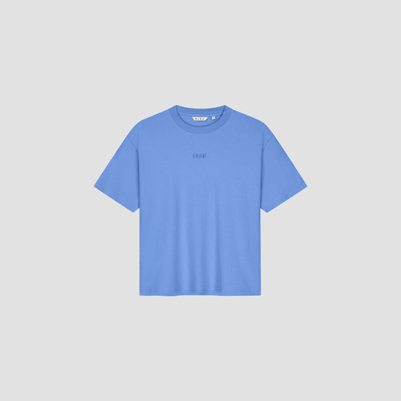 Retro Logo Boxy Tee - Summer Sky Blue