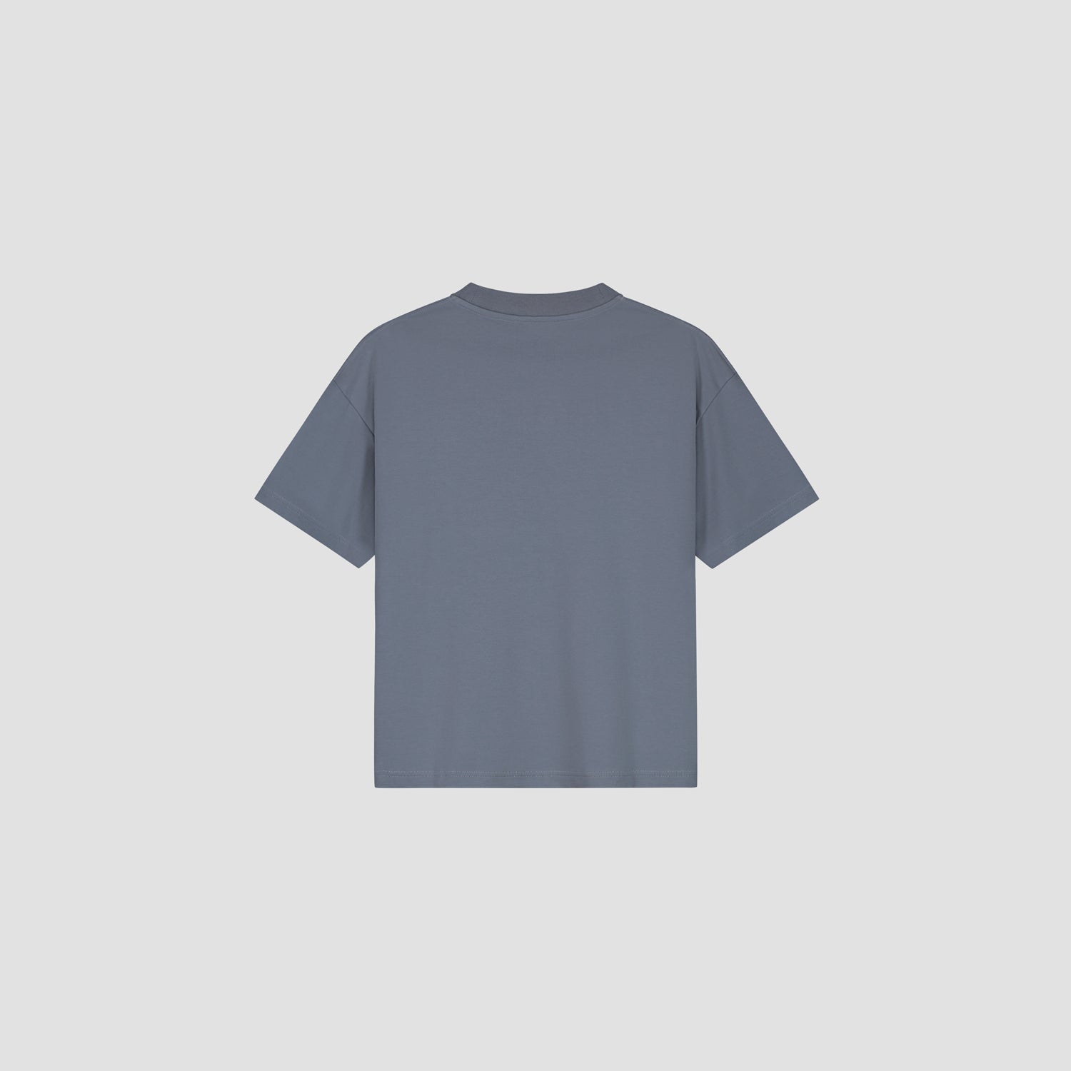Interlock Boxy Tee - Dusty Blue