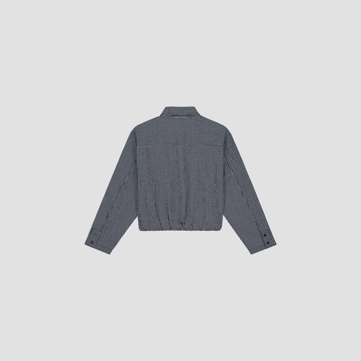 Cropped Overshirt - Navy