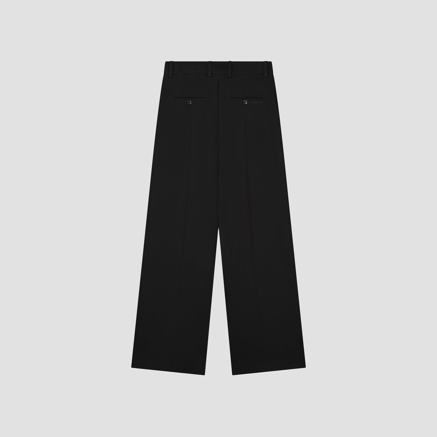 Tailored Wide Leg Pants - Black