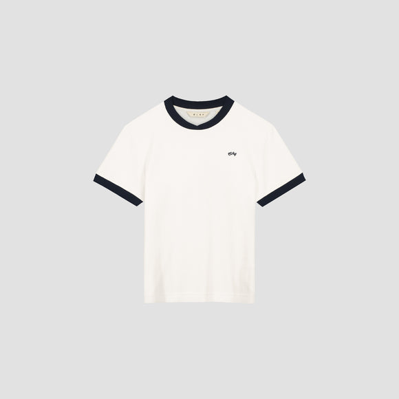 Signature Ringer Tee - Off White