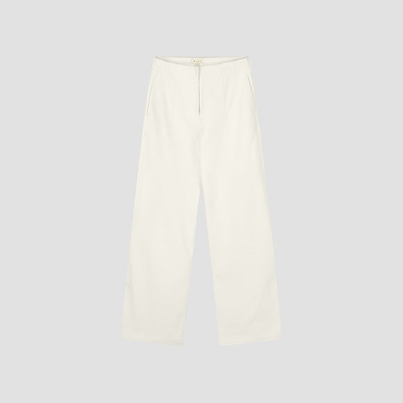 Barrel Leg Pant - Off White