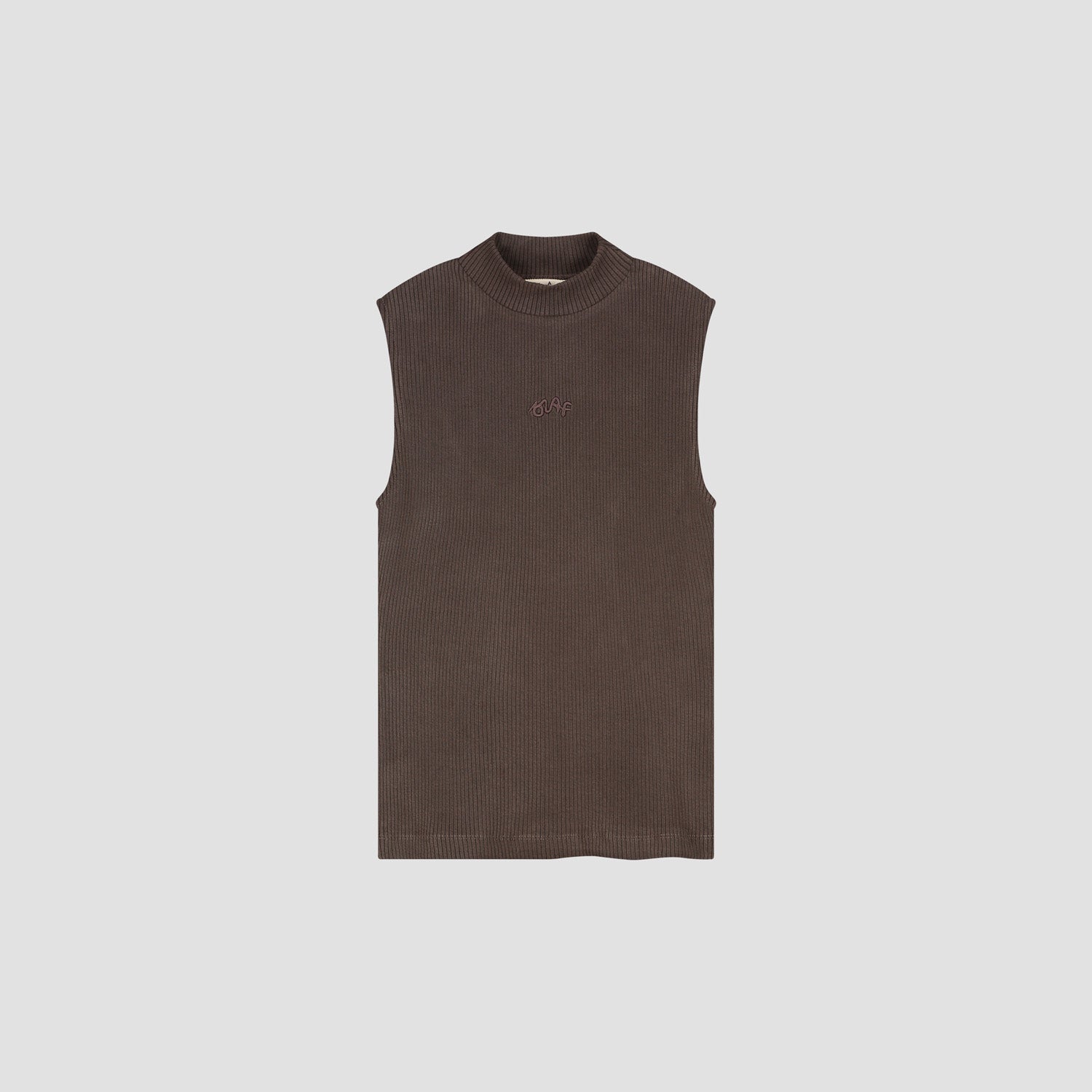Signature Logo Mock Neck Top