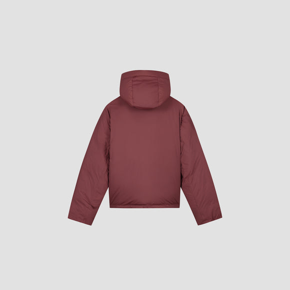 Hooded Puffer Jacket - Rum Raisin