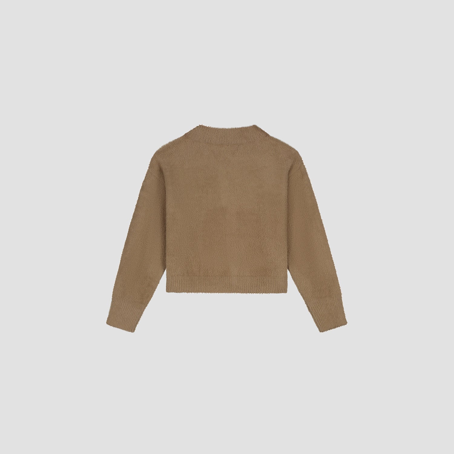 Fluffy Script Logo Cardigan