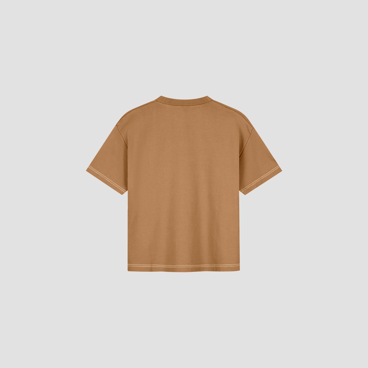Contrast Retro Logo Boxy Tee - Foxtrot