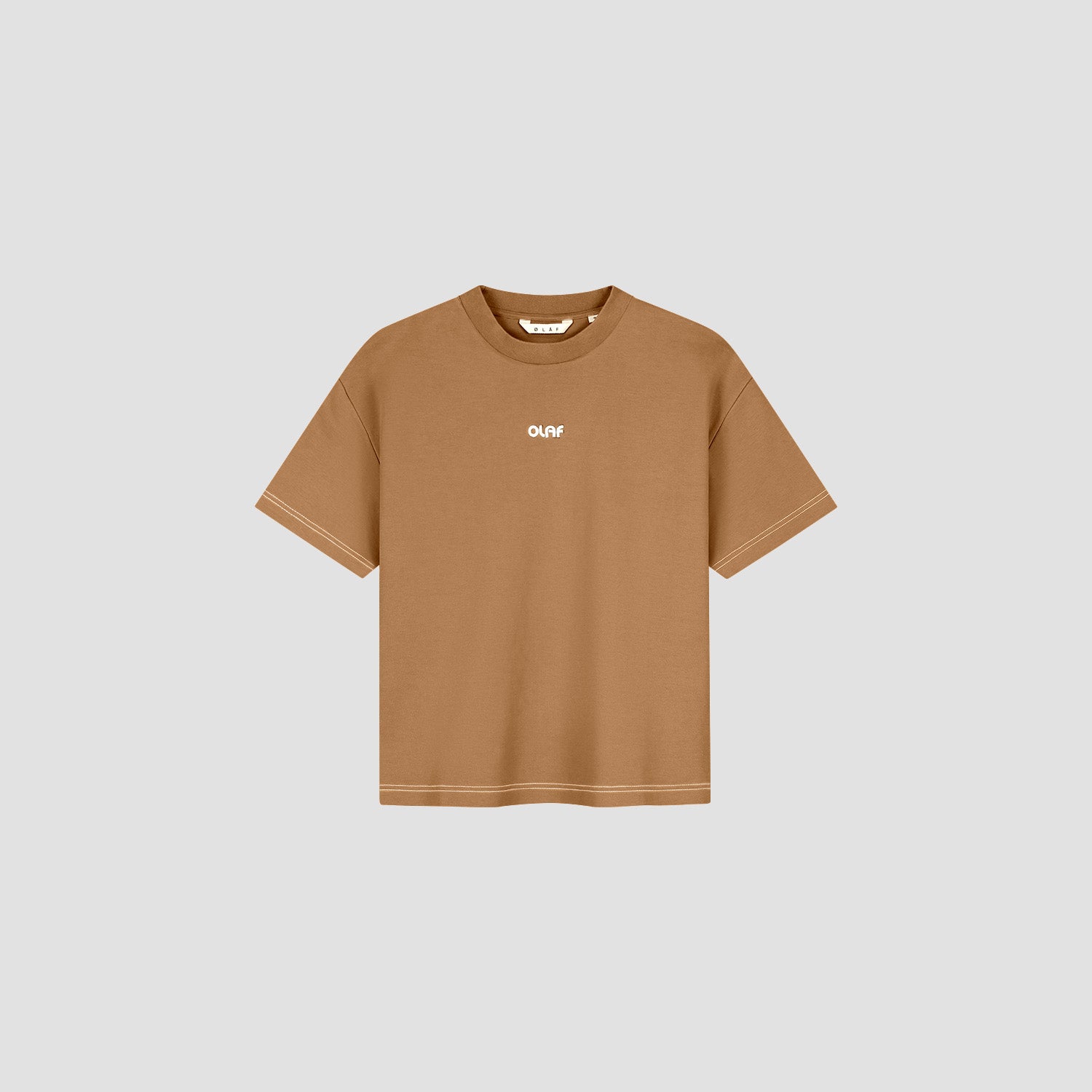 Contrast Retro Logo Boxy Tee - Foxtrot