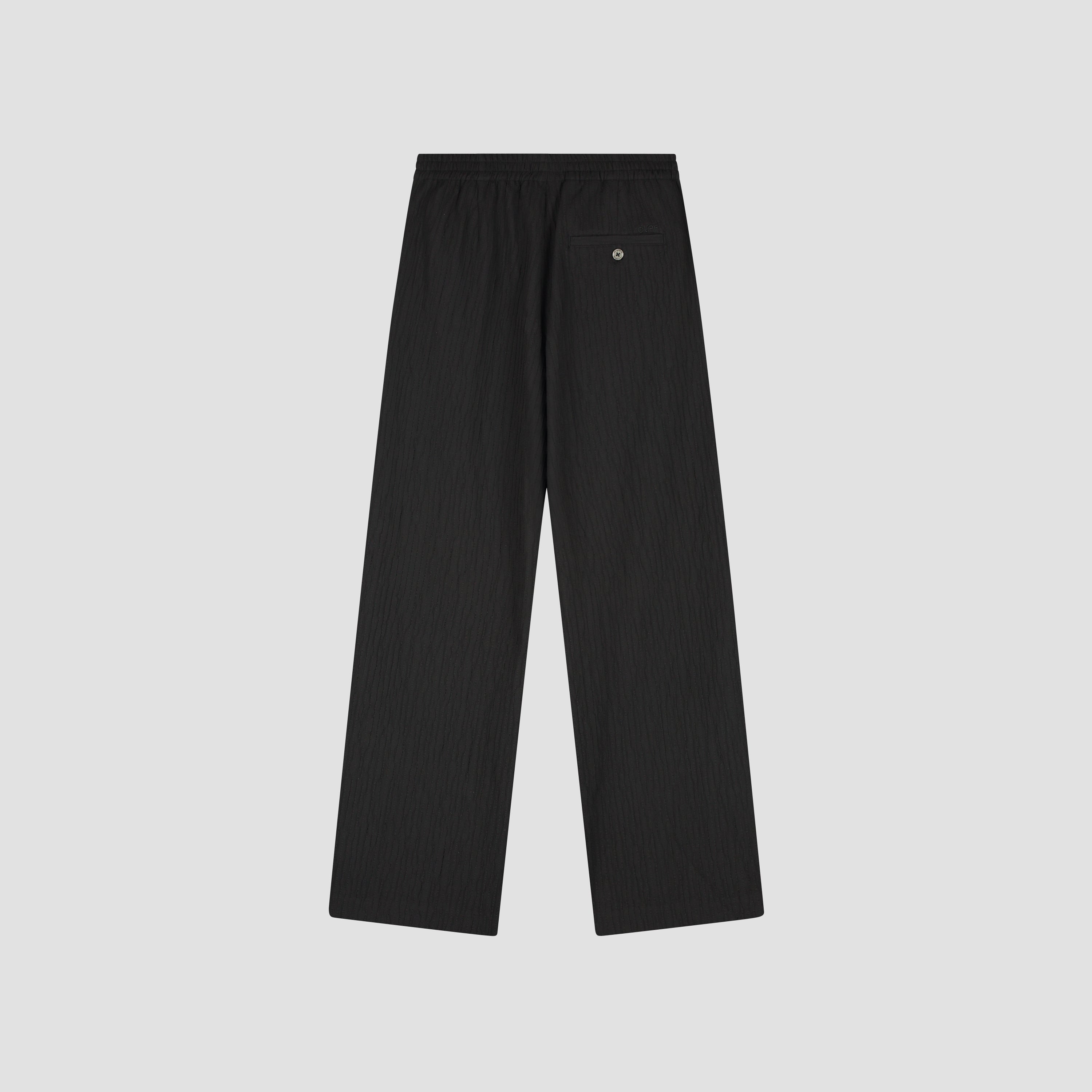 Textured Drapey Pant - Black