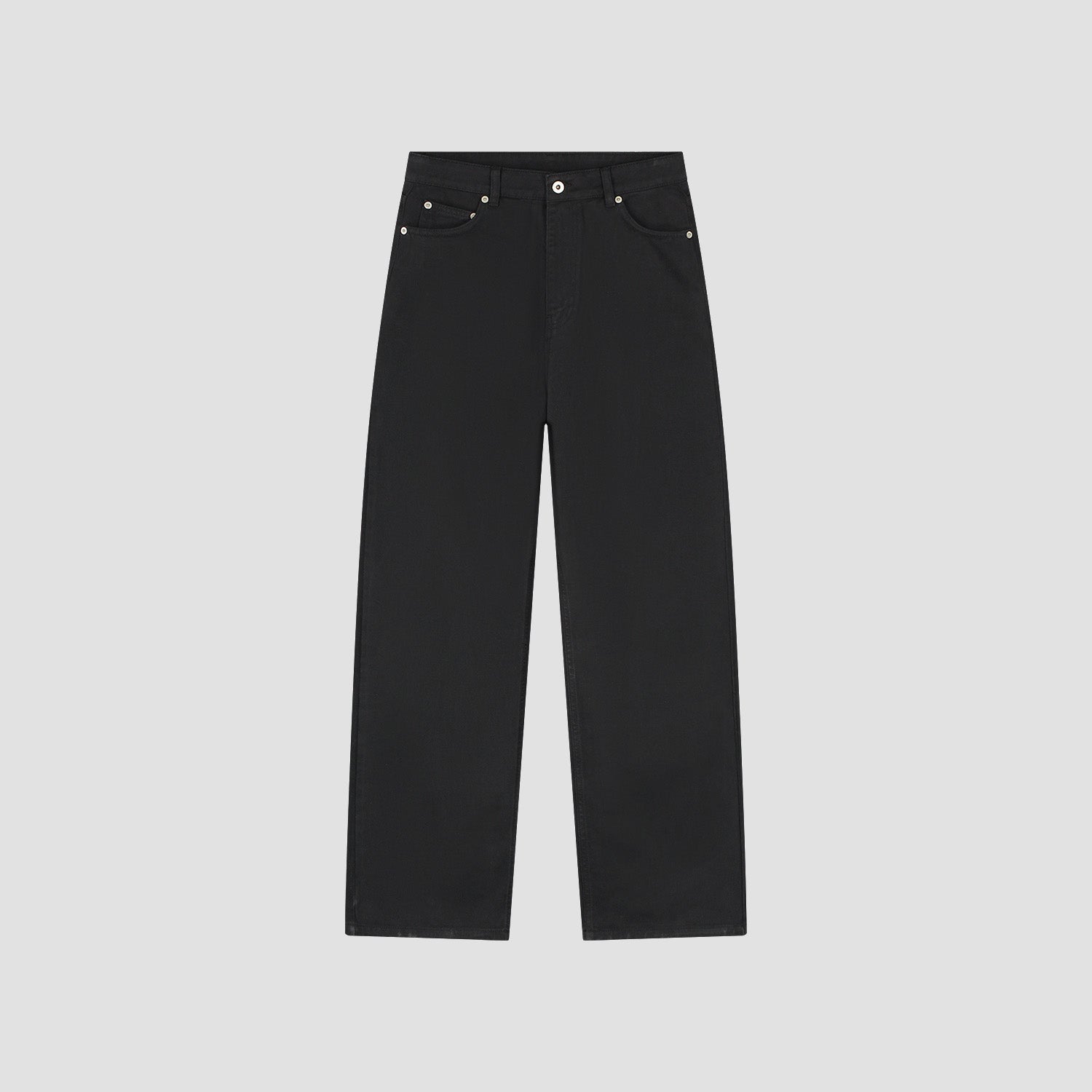 Brushed Twill Denim Pant - Black