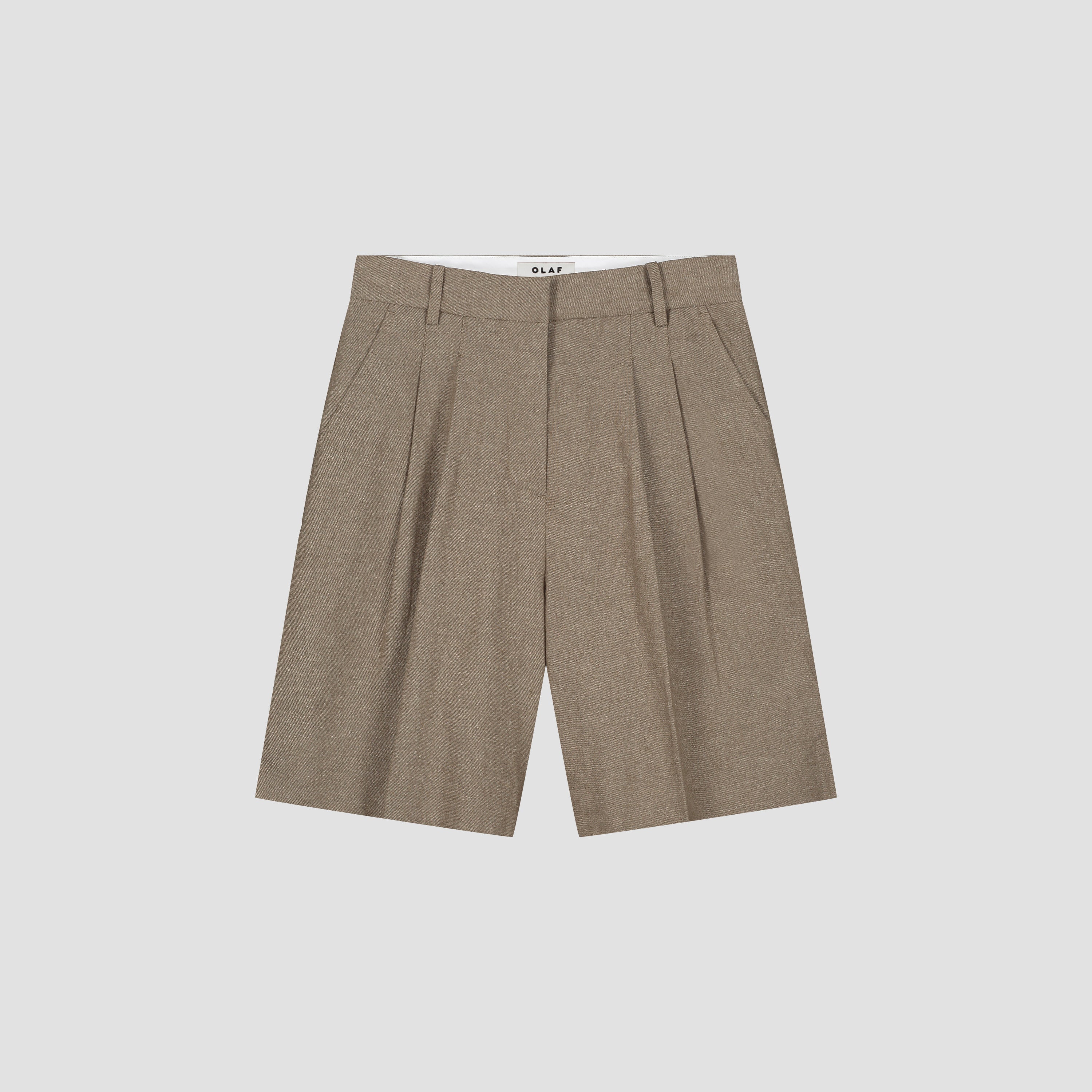 Linen Tailored Shorts - Treehouse