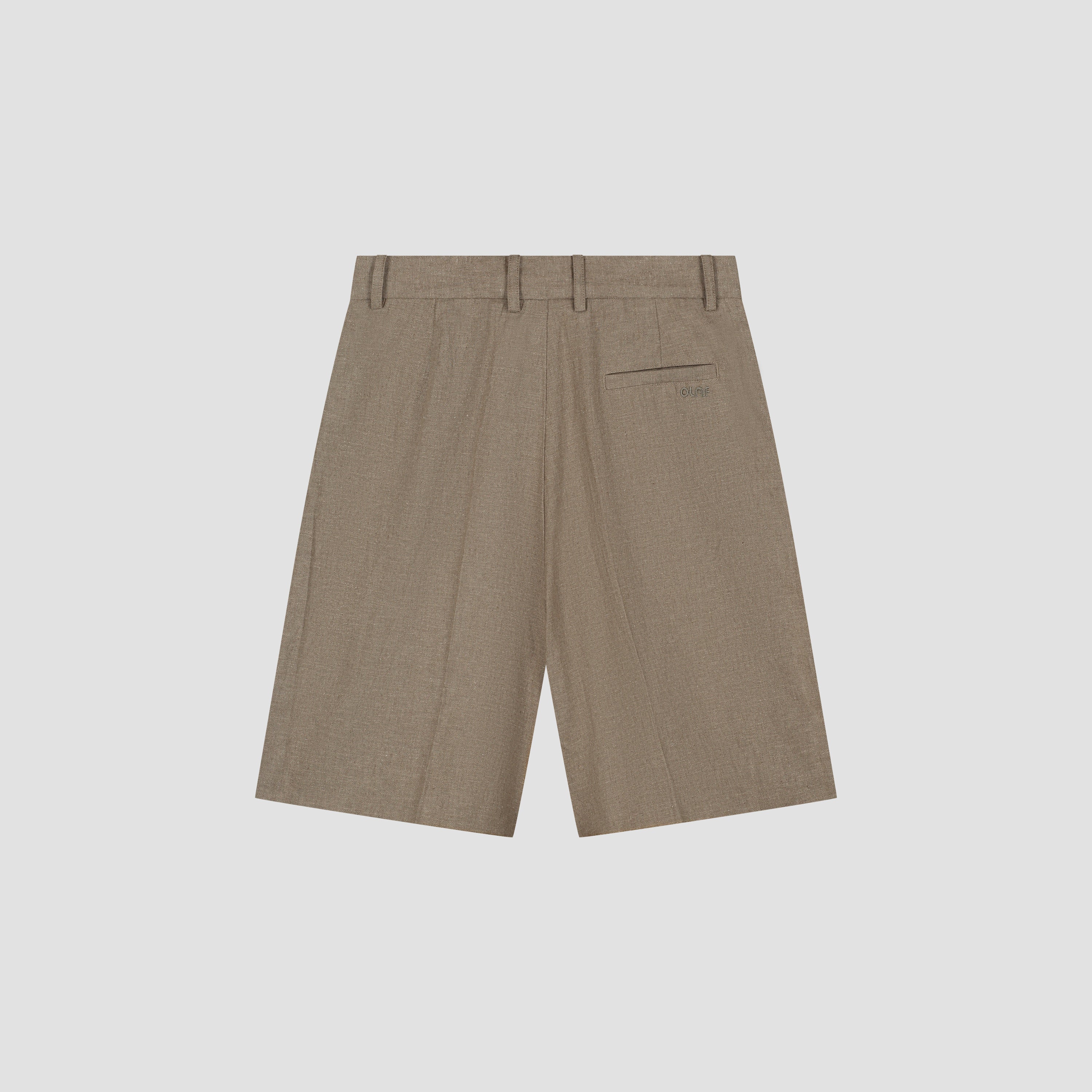 Linen Tailored Shorts - Treehouse