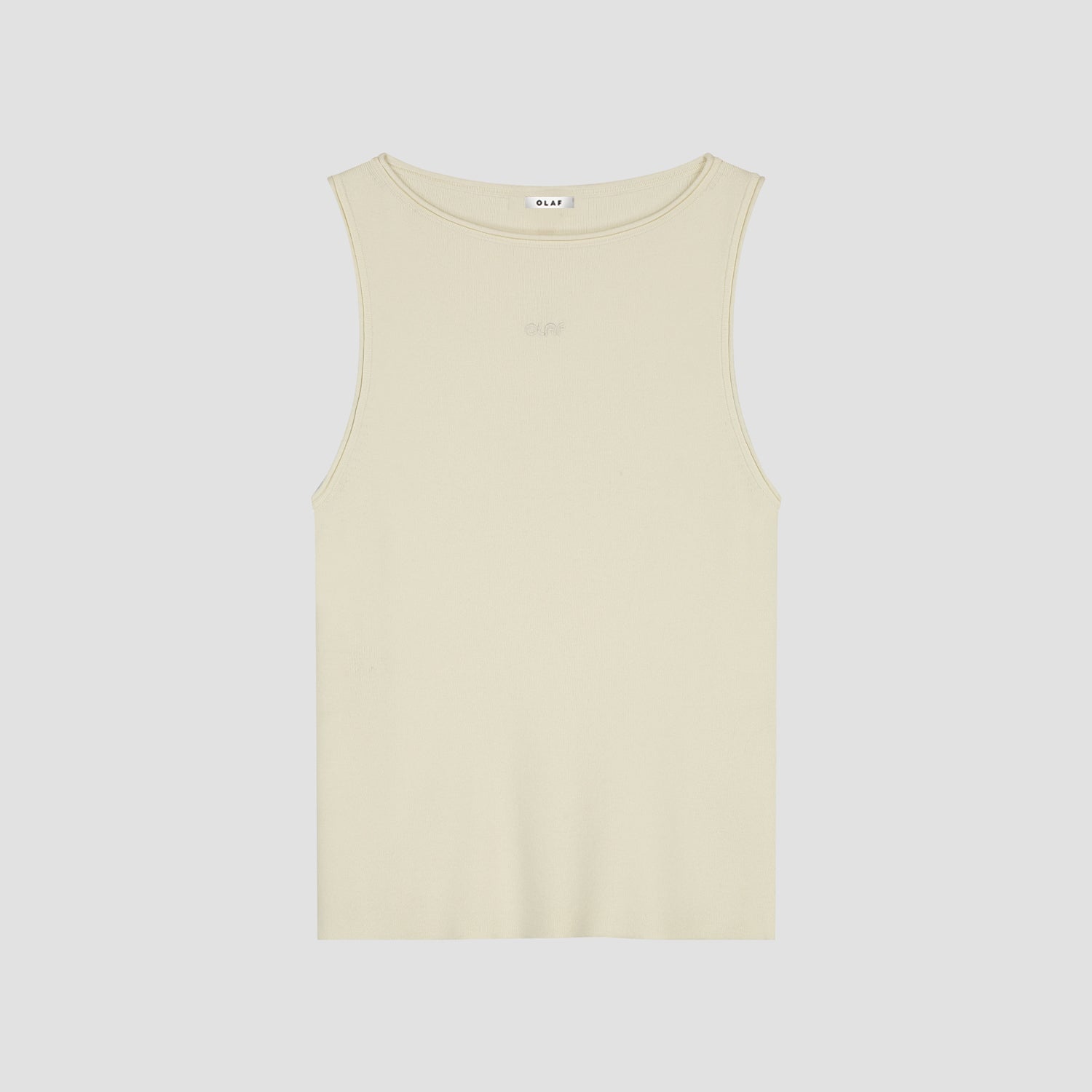 Retro Logo Sleeveless Knit - Off-White