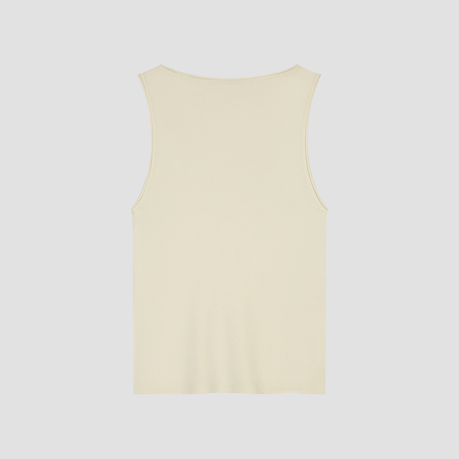 Retro Logo Sleeveless Knit - Off-White