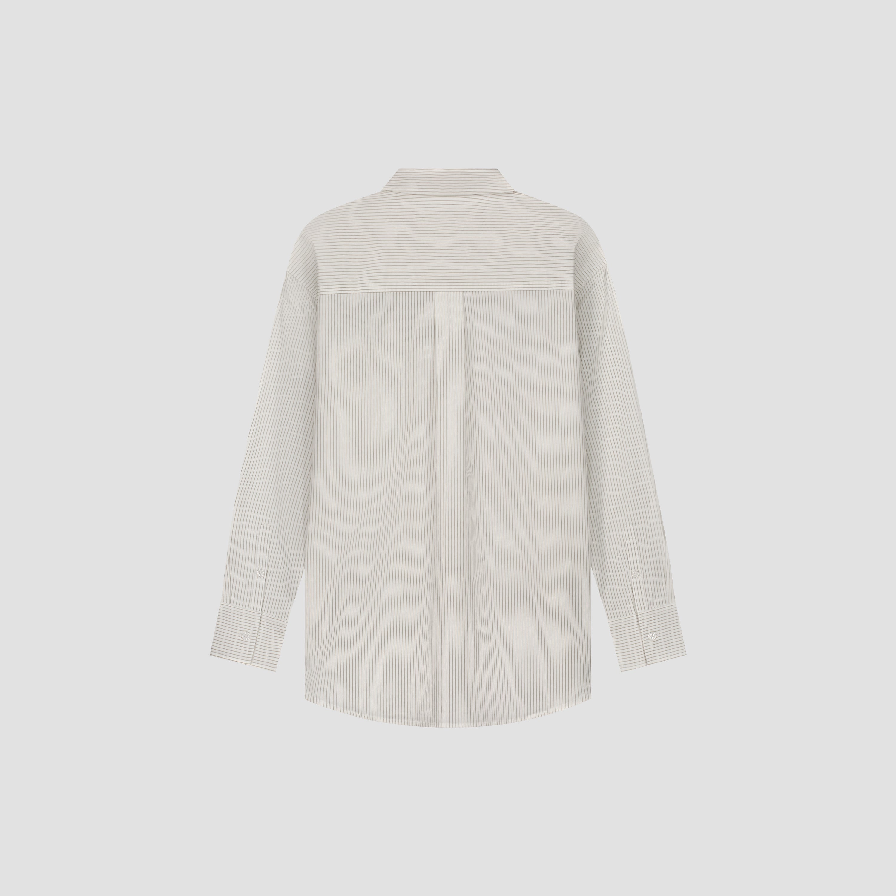 Stripe Oversized Shirt - Off-White/Treehouse