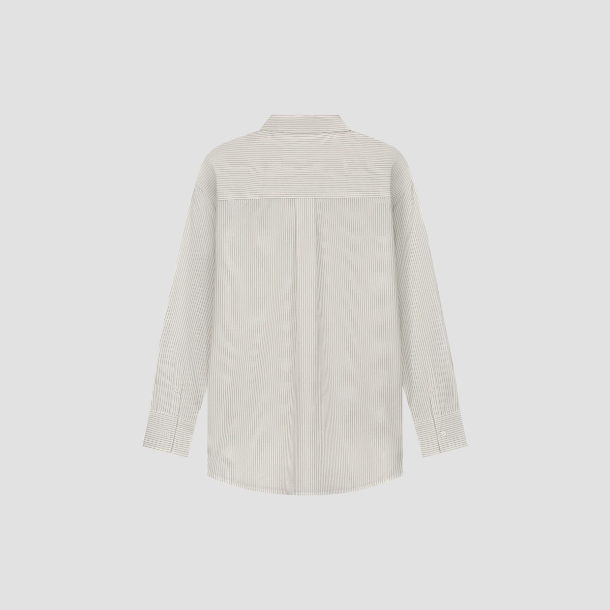 STRIPE OVERSIZED SHIRT | OFF WHITE / TREEHOUSE