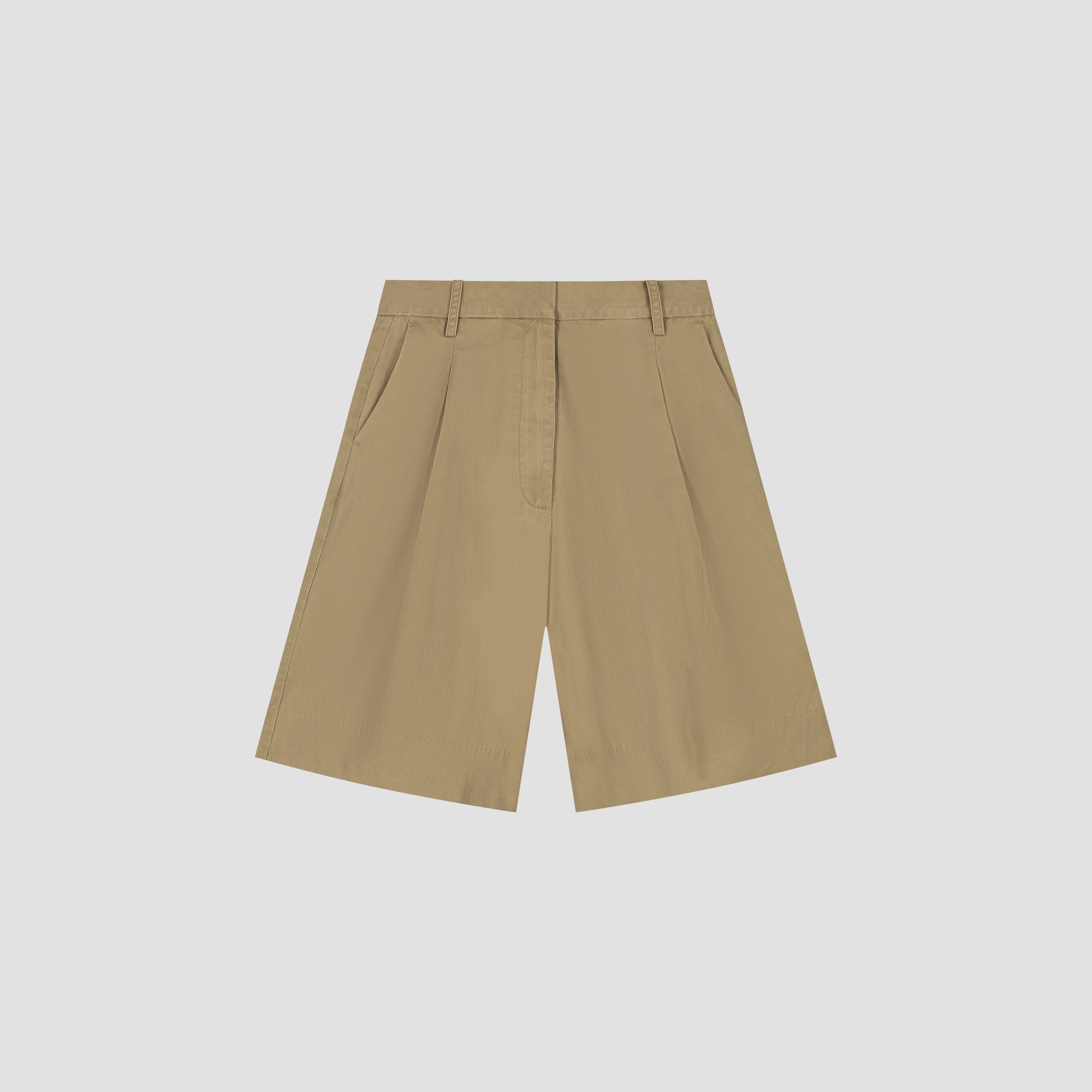 Herringbone Tailored Shorts - Tree House
