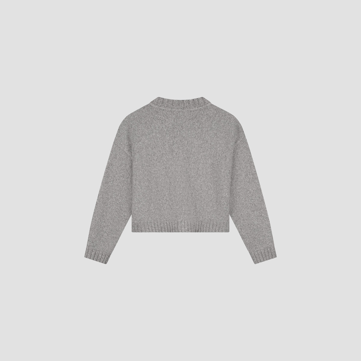 WOOL KNITTED CARDIGAN | SHARKSKIN