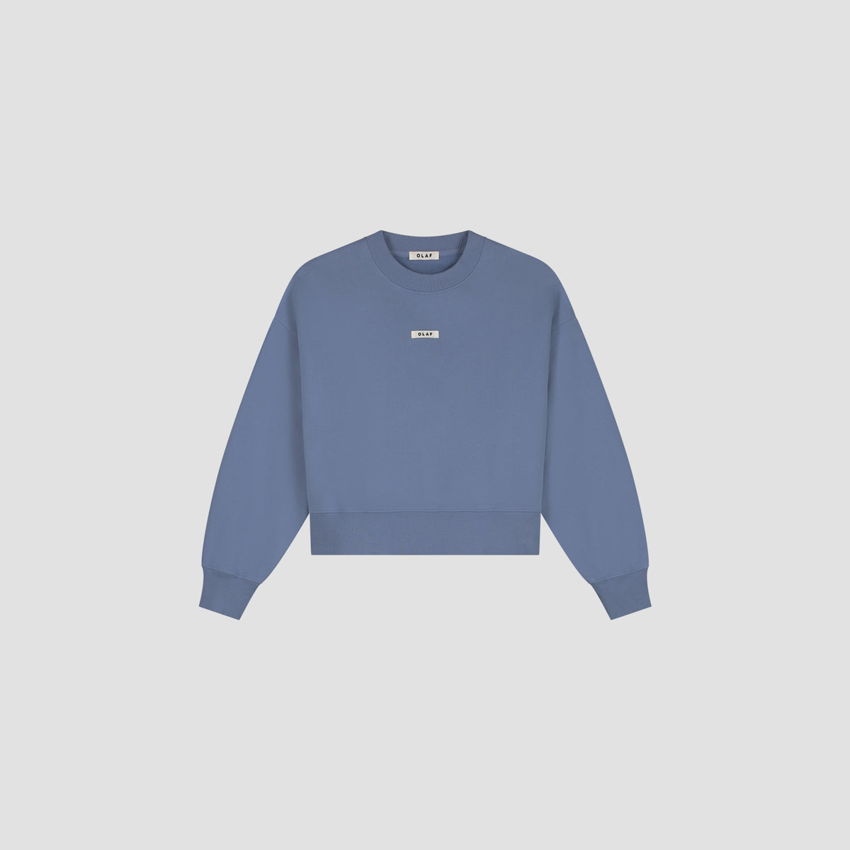 BOXY CREWNECK | DUSTY BLUE