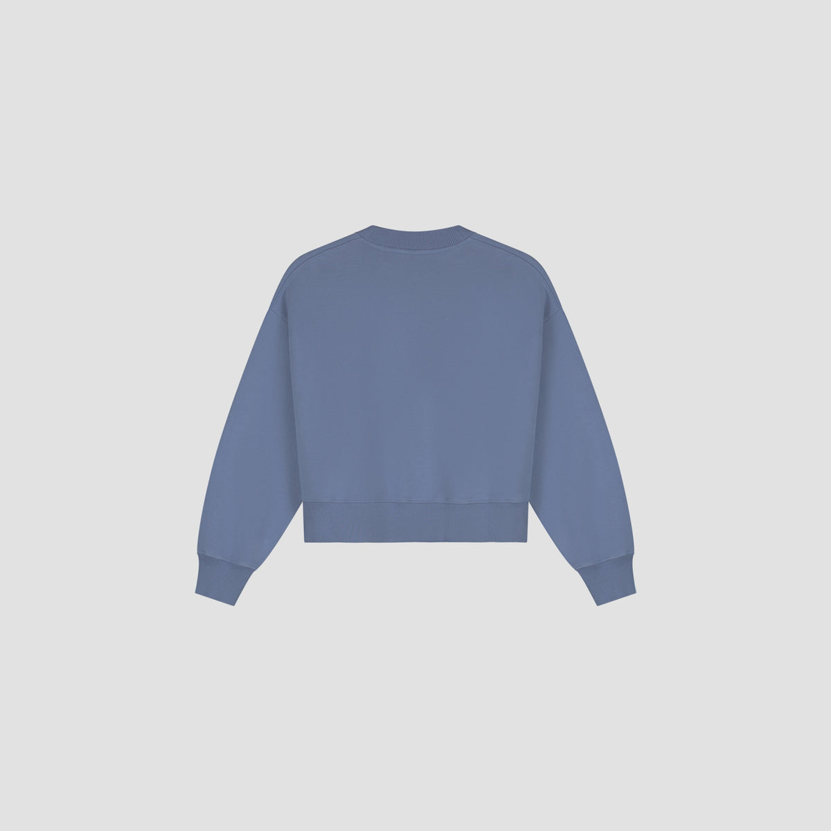 BOXY CREWNECK | DUSTY BLUE