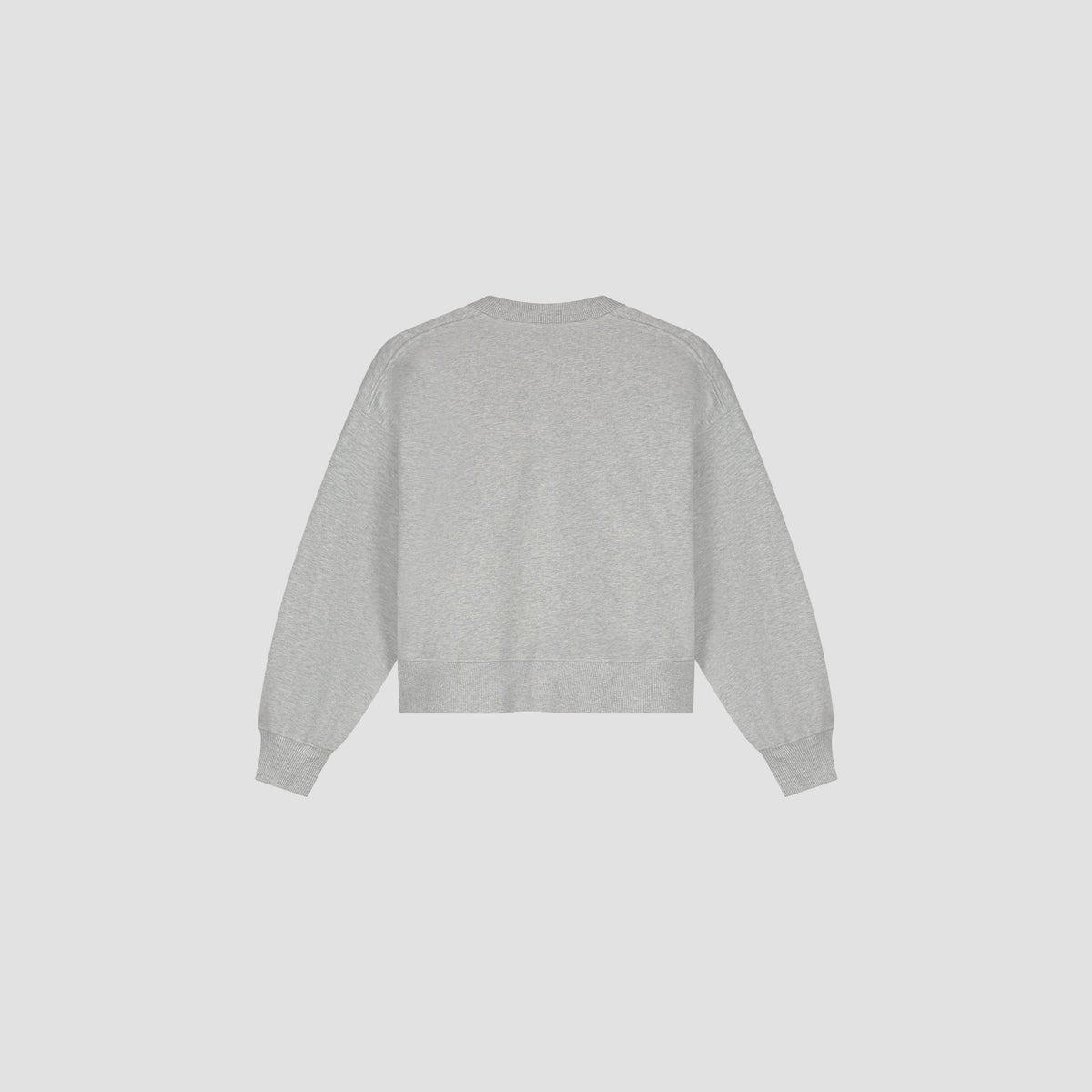 BOXY CREWNECK | HEATHER GREY