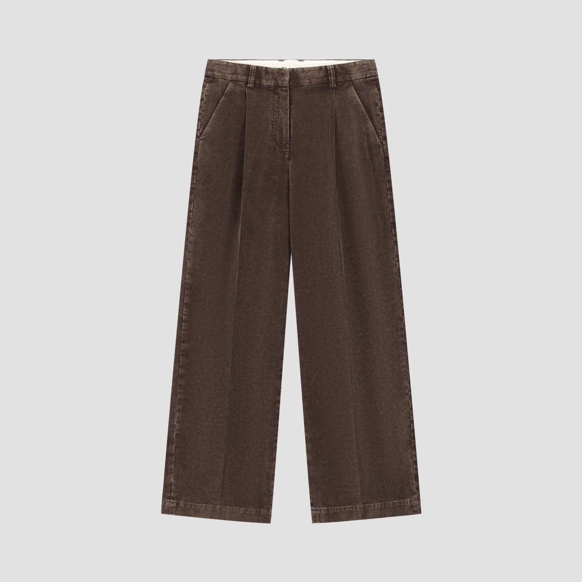 WASHED CORDUROY TAILORED TROUSERS | BRACKEN