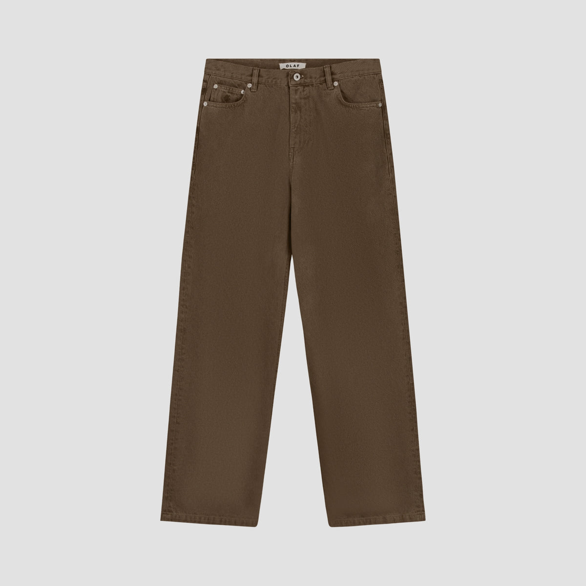 WASHED TWILL REGULAR PANT | BRACKEN