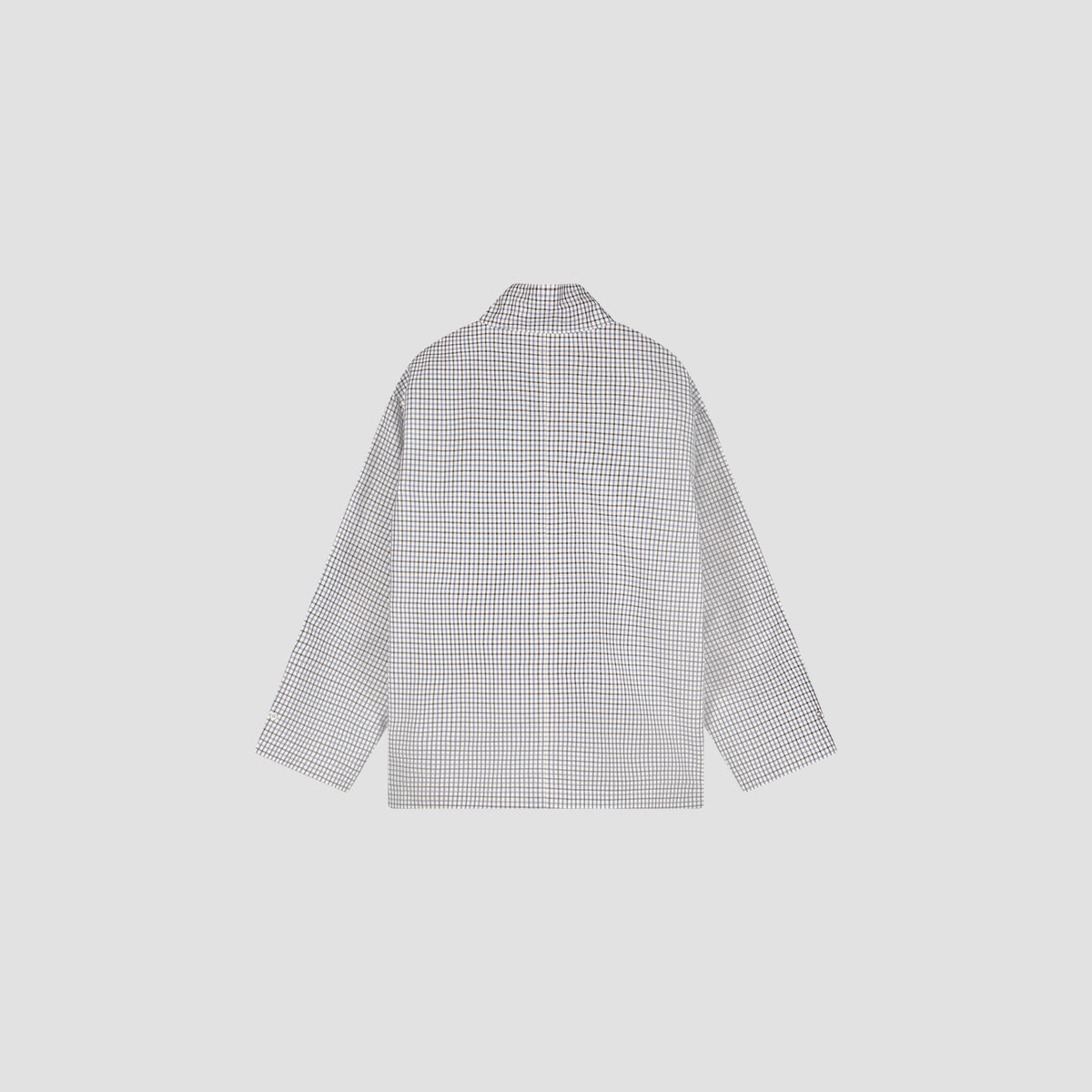 RELAXED PLAID JACKET | BRACKEN / DUSTY BLUE