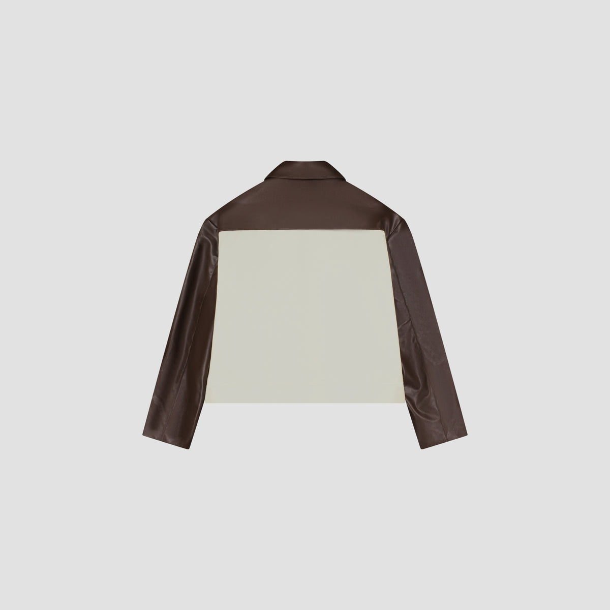 MIXED MEDIA ZIP JACKET | ANCIENT SCROLL / BRACKEN