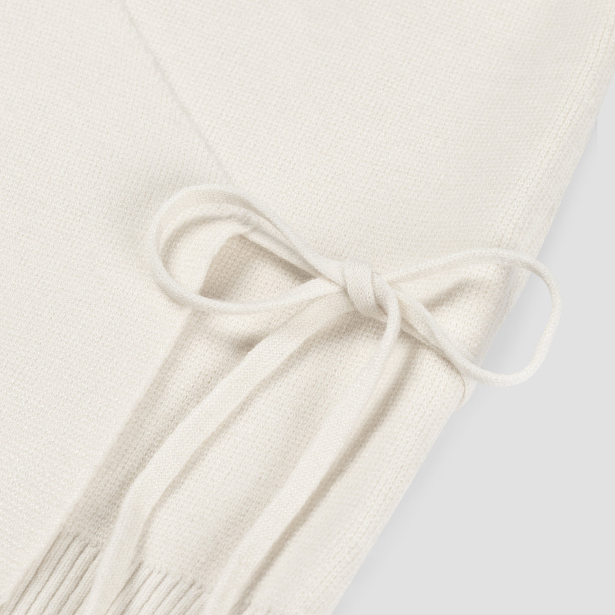 WRAPPED CARDGIAN | OFF WHITE