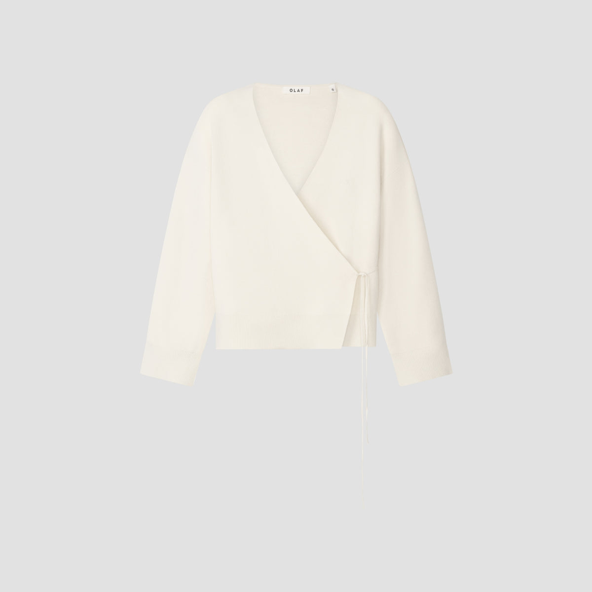 WRAPPED CARDGIAN | OFF WHITE