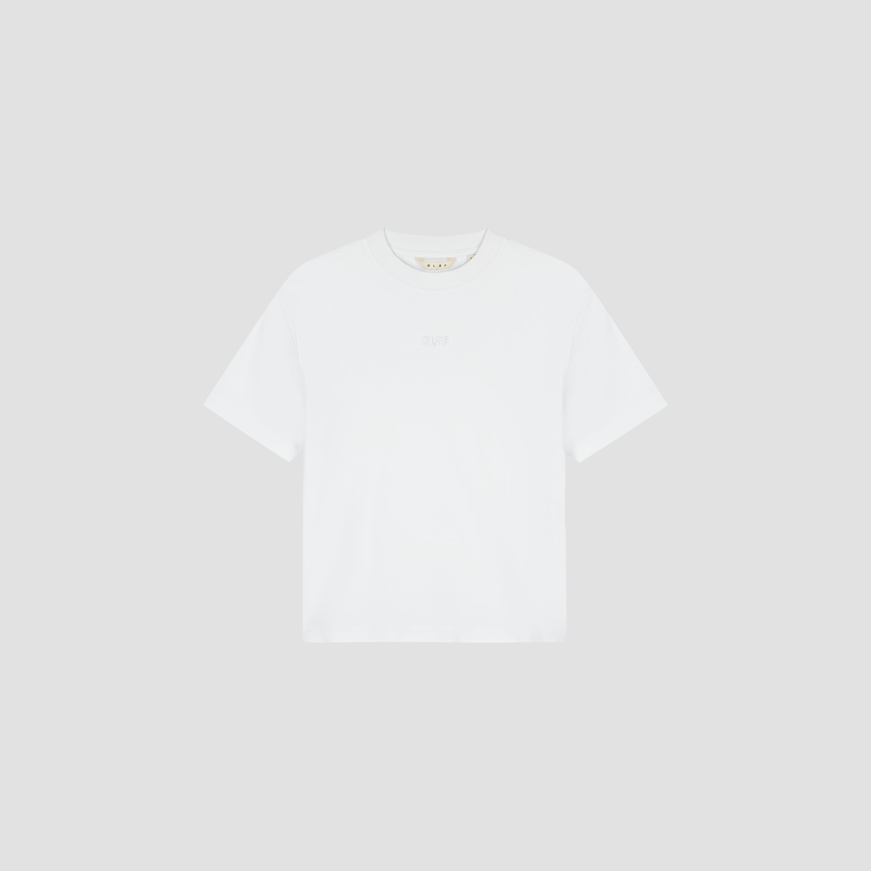 Retro Logo Boxy Tee - Optical White