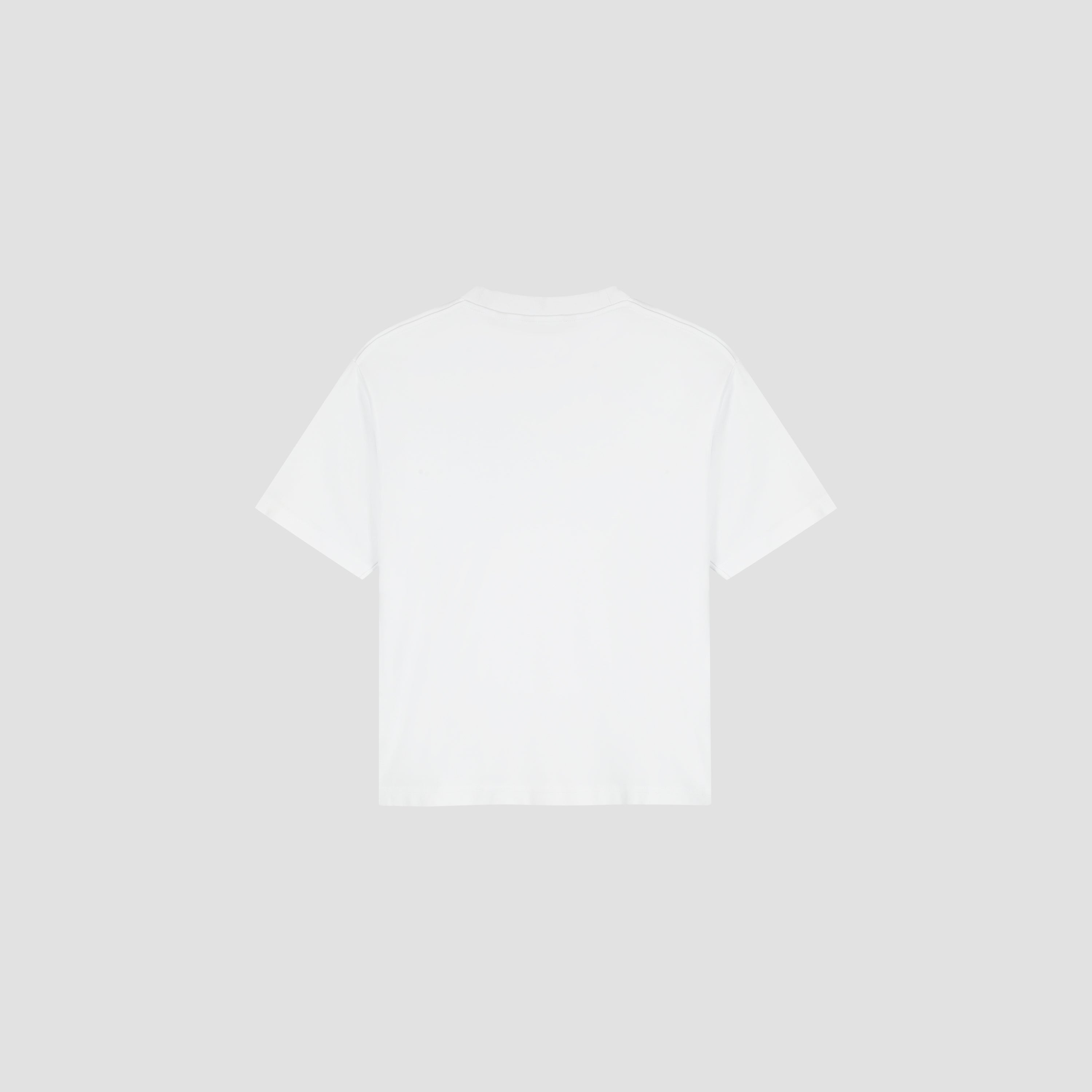 Retro Logo Boxy Tee - Optical White