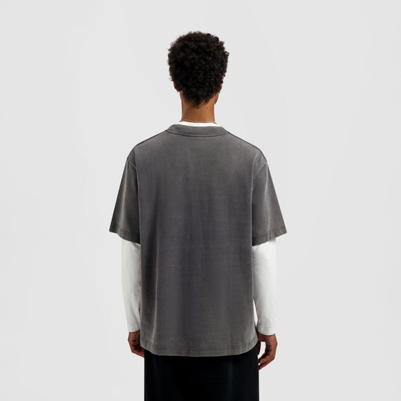 Washed Studio SS Tee - Charcoal