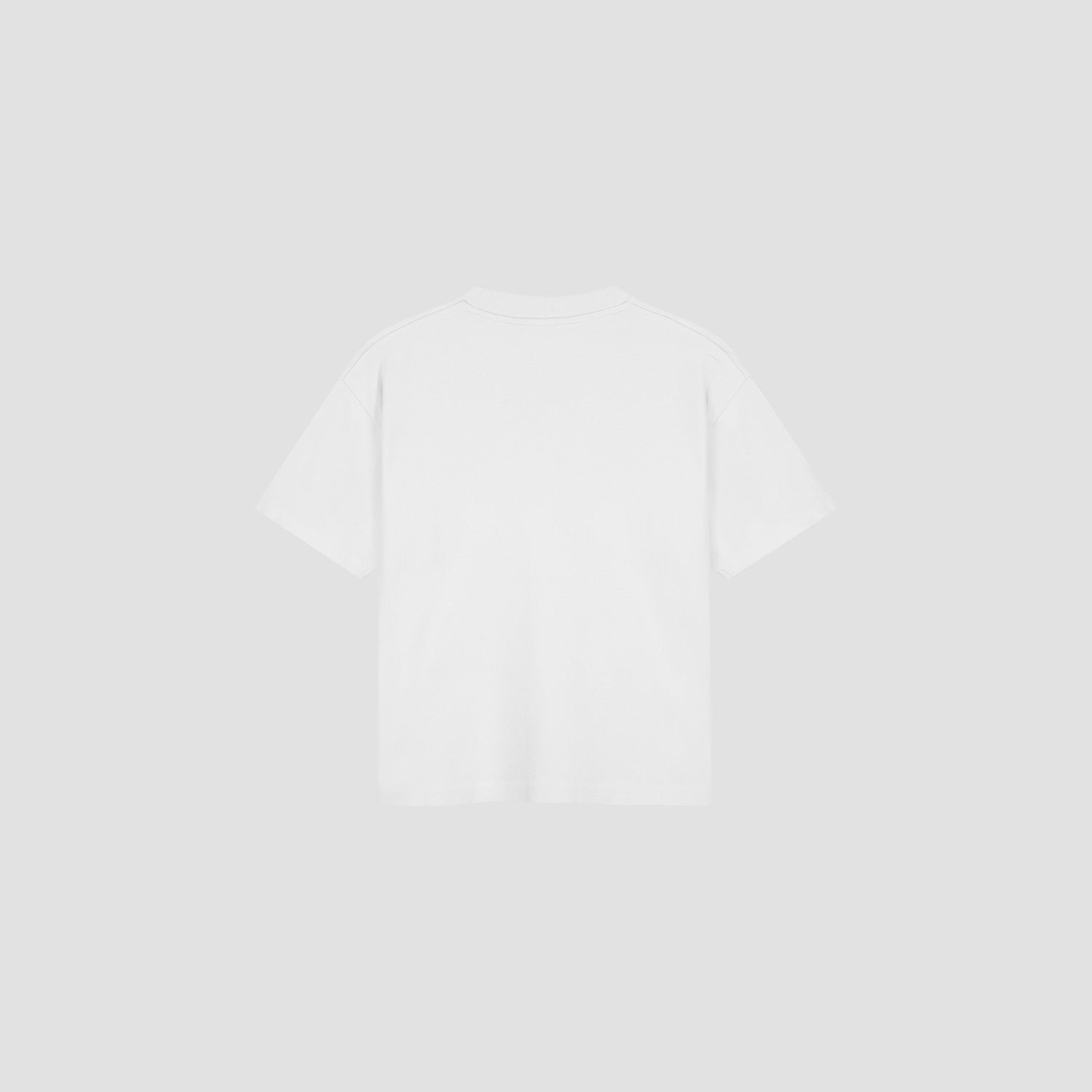 Retro Logo Boxy Tee - Optical White