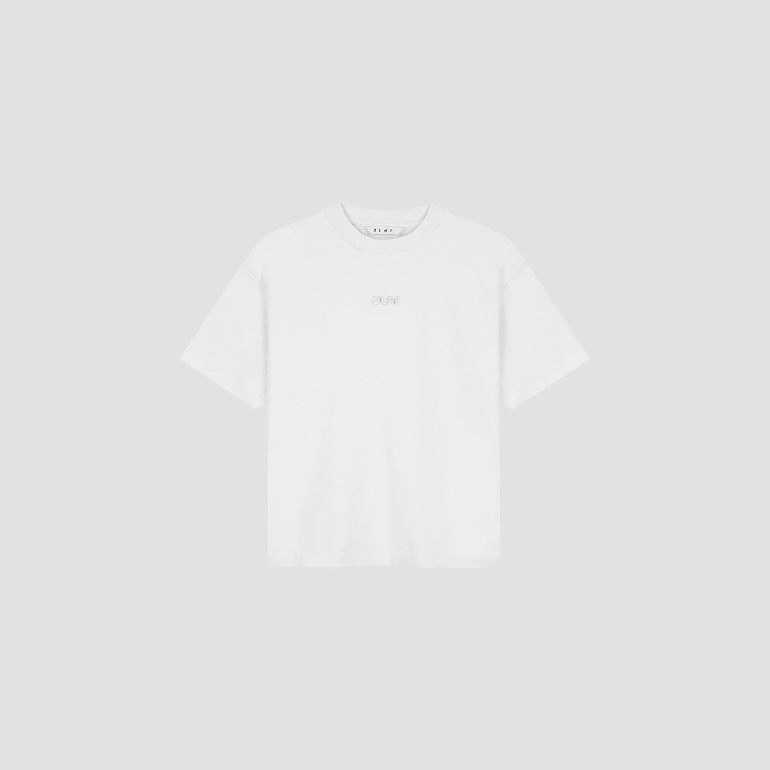Retro Logo Boxy Tee - Optical White