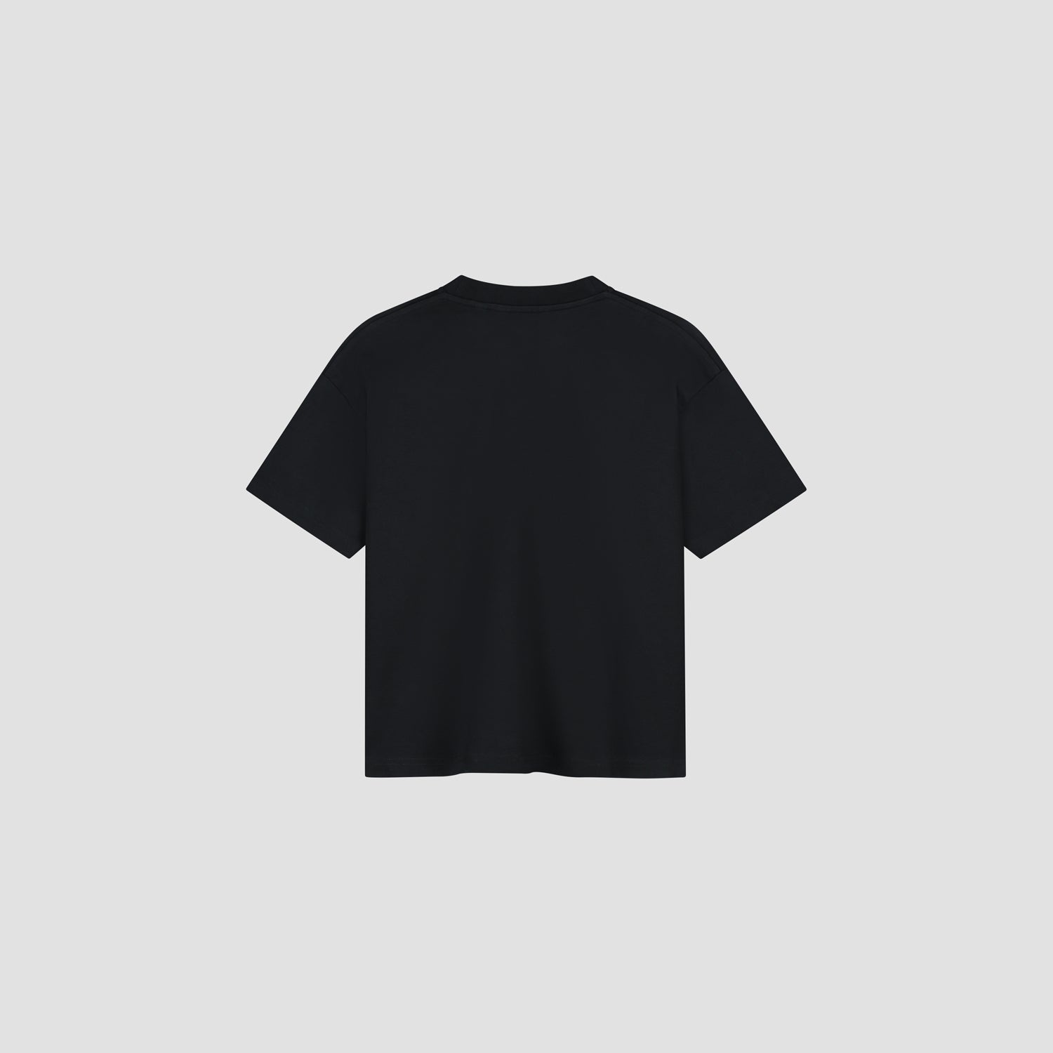 Retro Logo Boxy Tee - Black