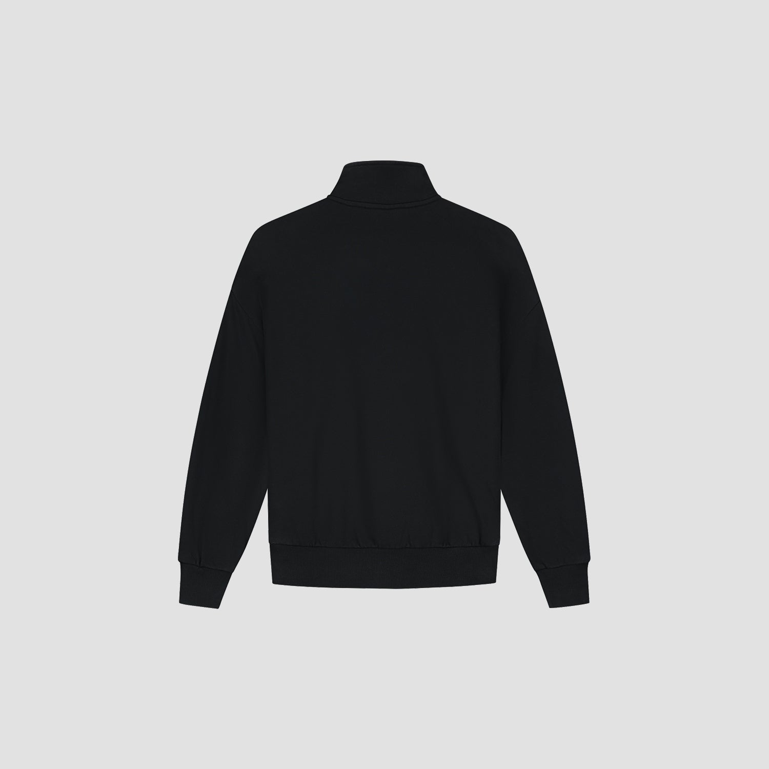 Signature Zip Mock - Black