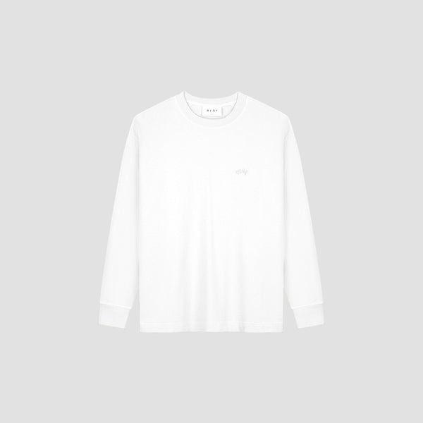 Signature LS Tee - Optical White